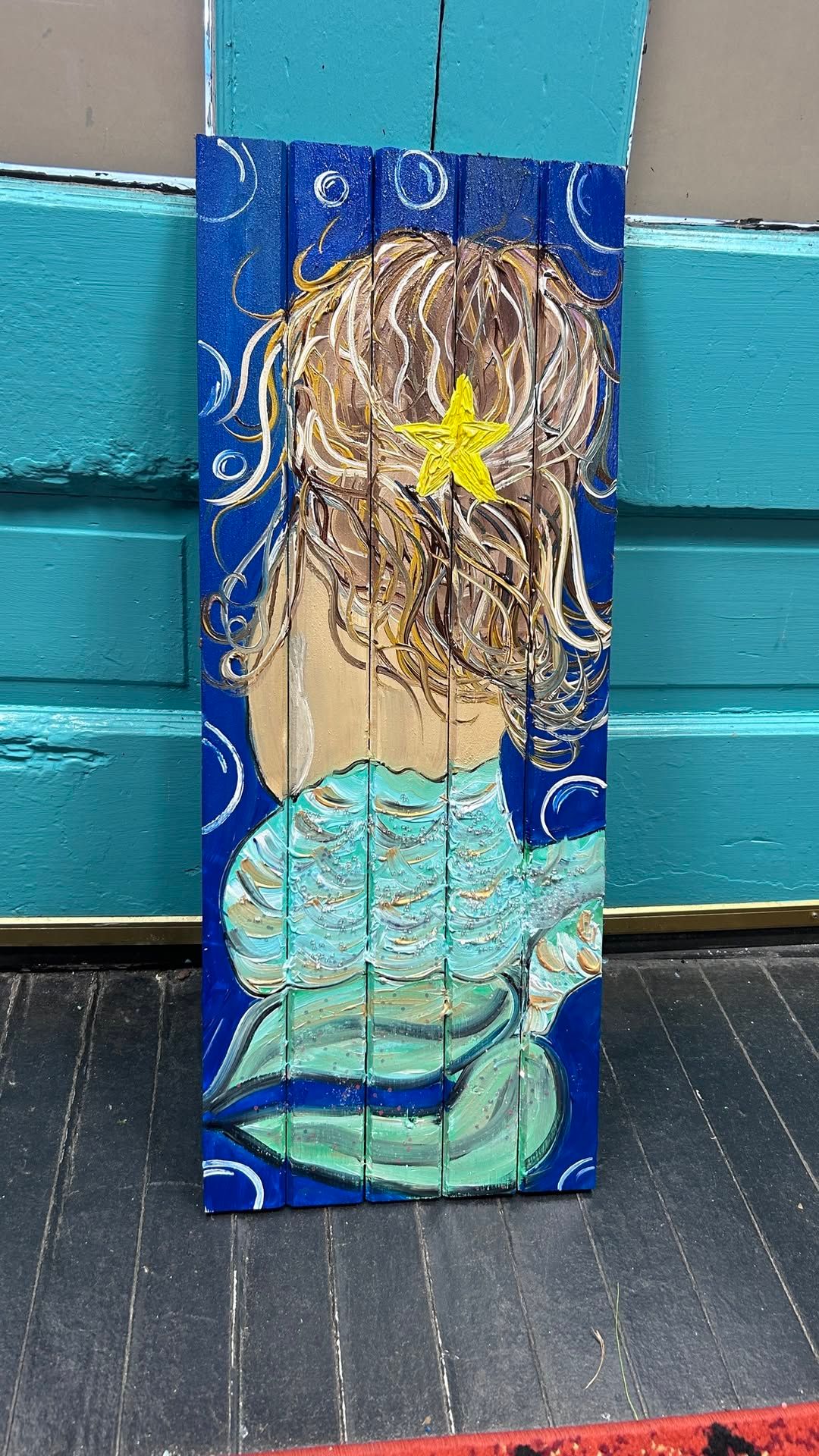 Wooden Mermaid Painting Class