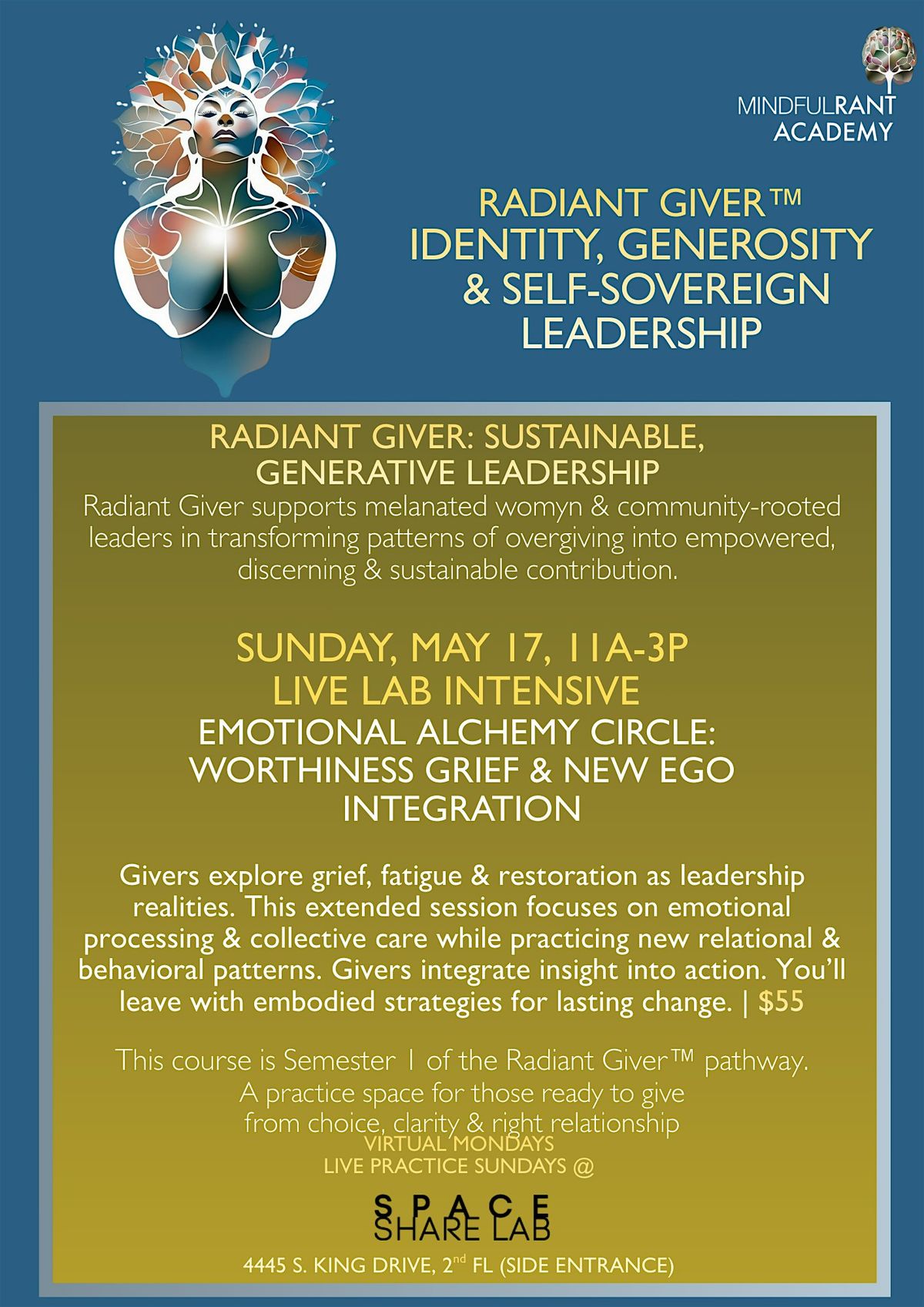 RADIANT GIVER INTENSIVE: Emotional Alchemy Circle
