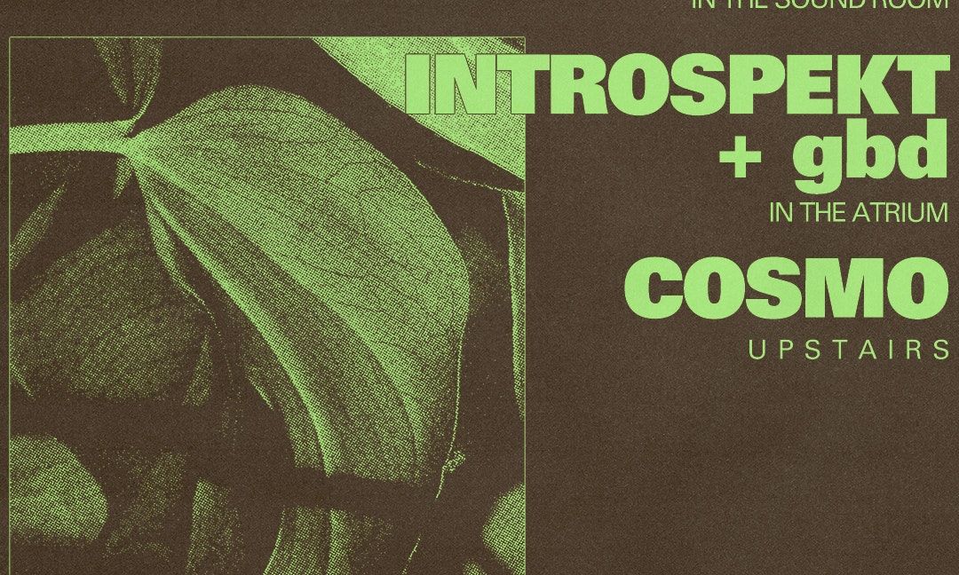 Leon Vynehall + Gee Dee \/ Introspekt + gbd \/ Cosmo