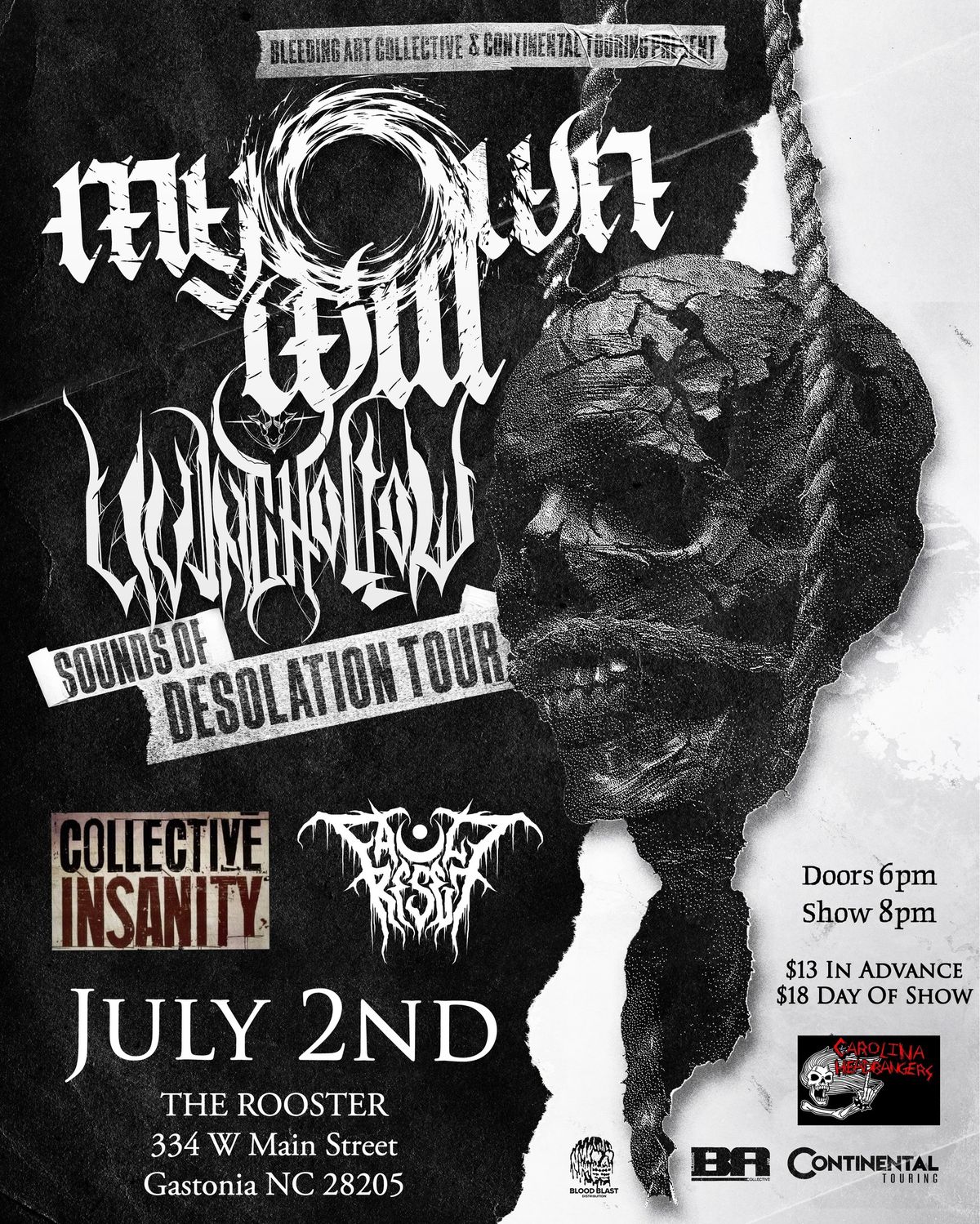 Sounds of Desolation Tour - The Rooster - Gastonia, NC