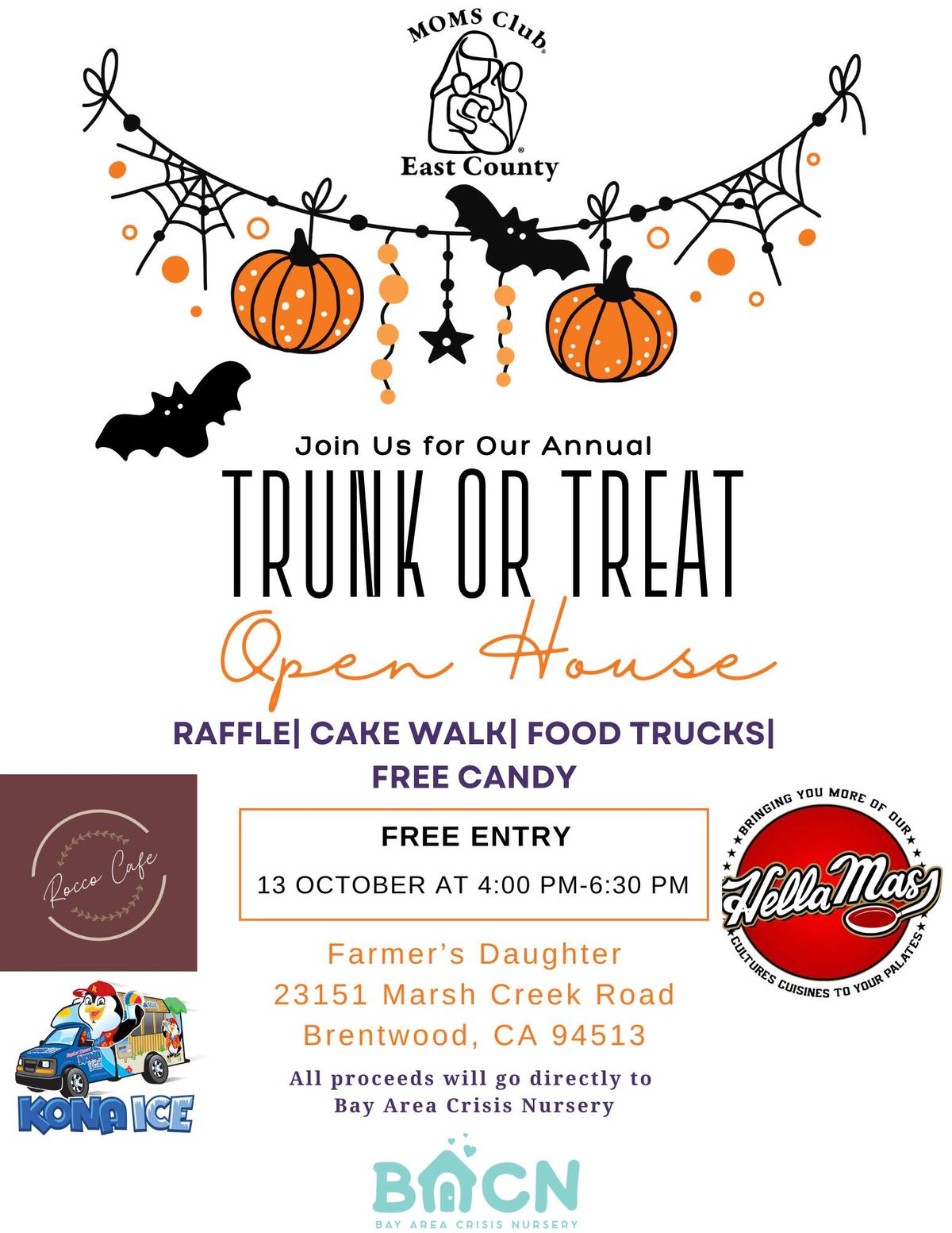 Annual Trunk or Treat Open House