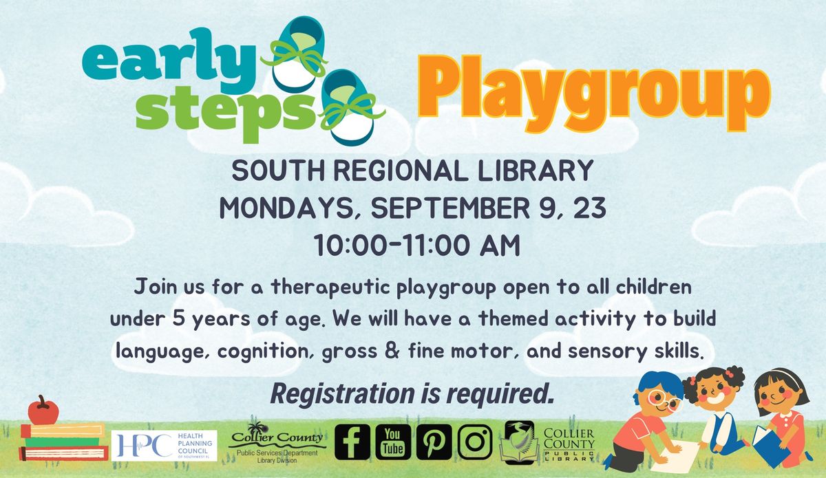 Early Steps Playgroup at South Regional Library