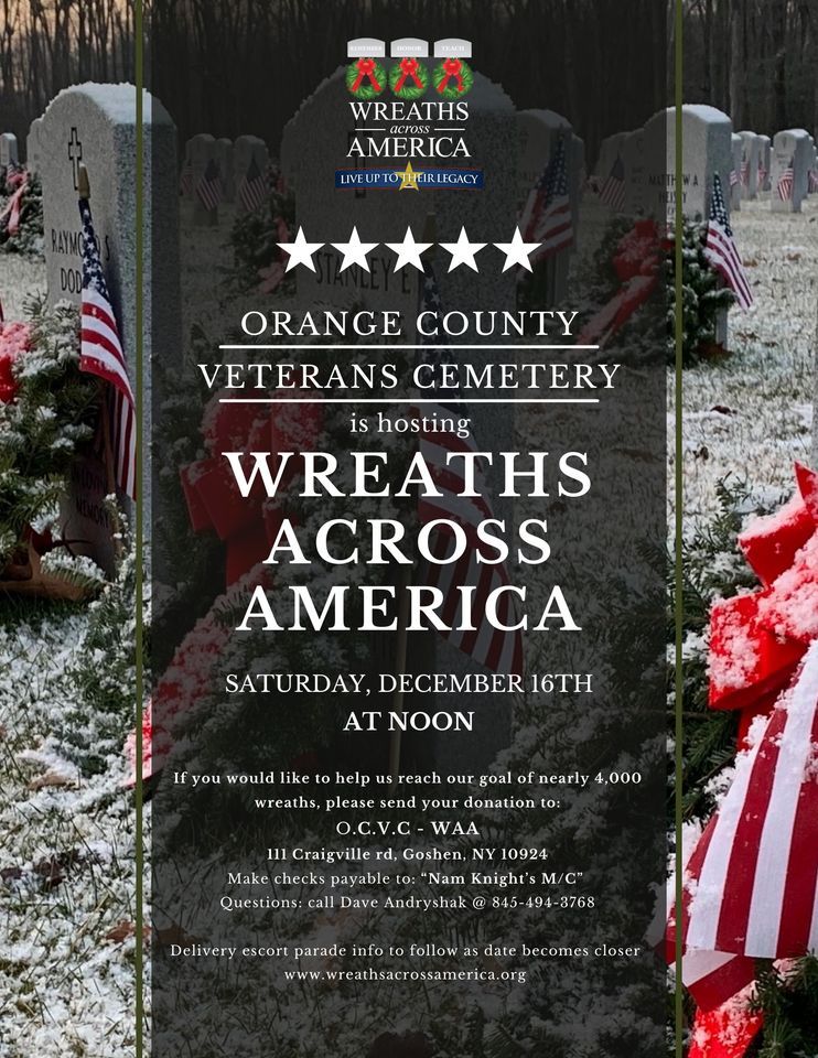 2023 Wreaths Across America Wreath Laying Ceremony, Orange County