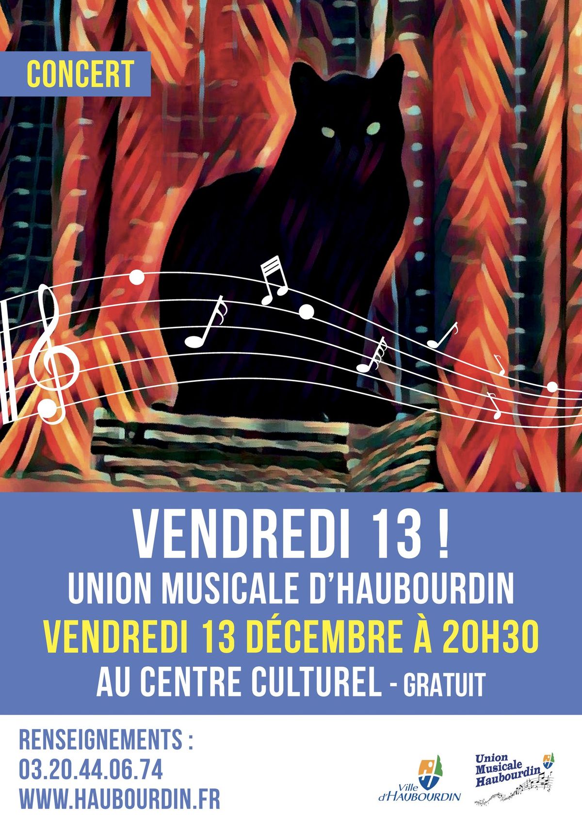 Vendredi 13 ! \ud83d\udd2e\ud83c\udfb6 Concert de l\u2019UMH