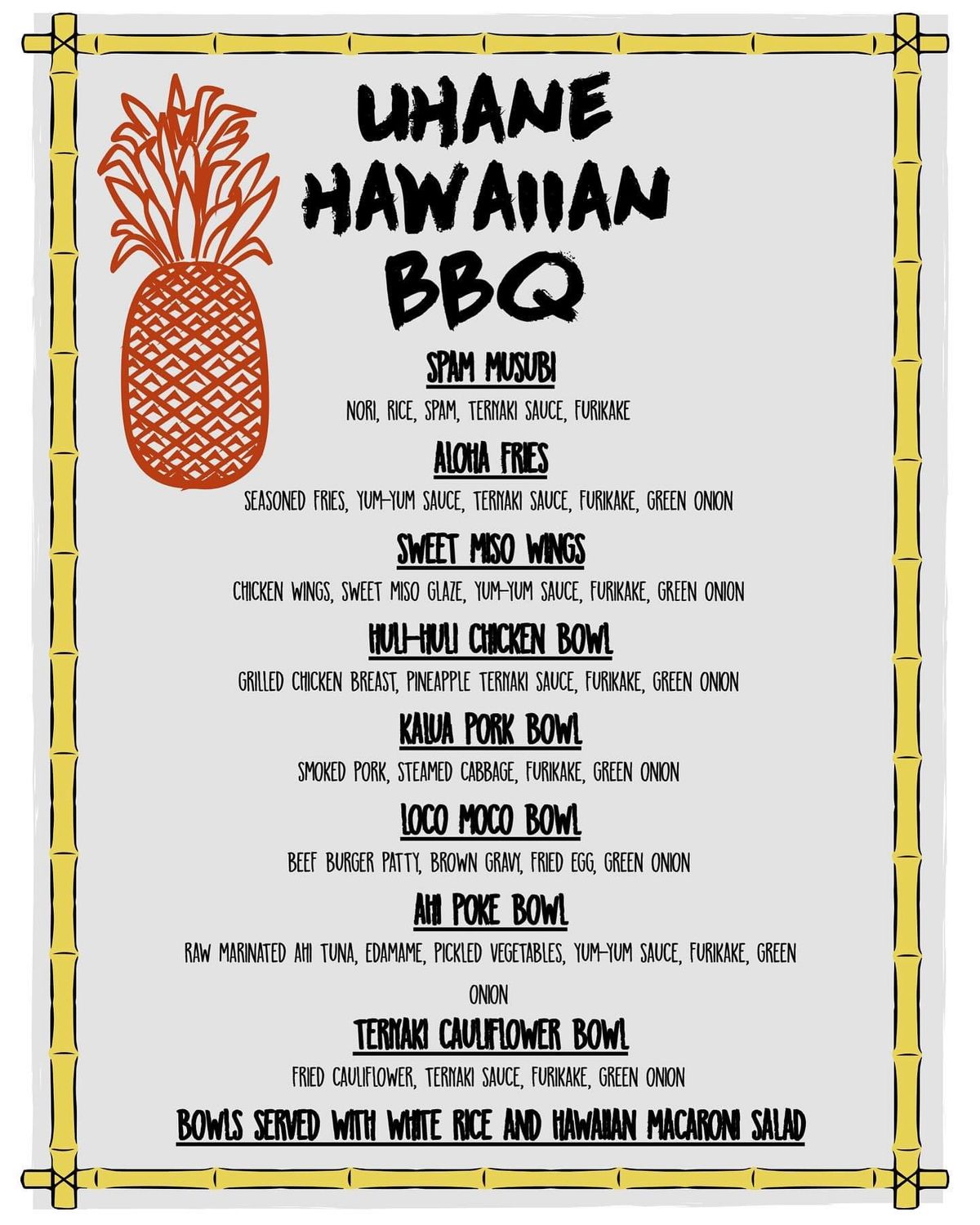 Uhane Hawaiian BBQ Truck