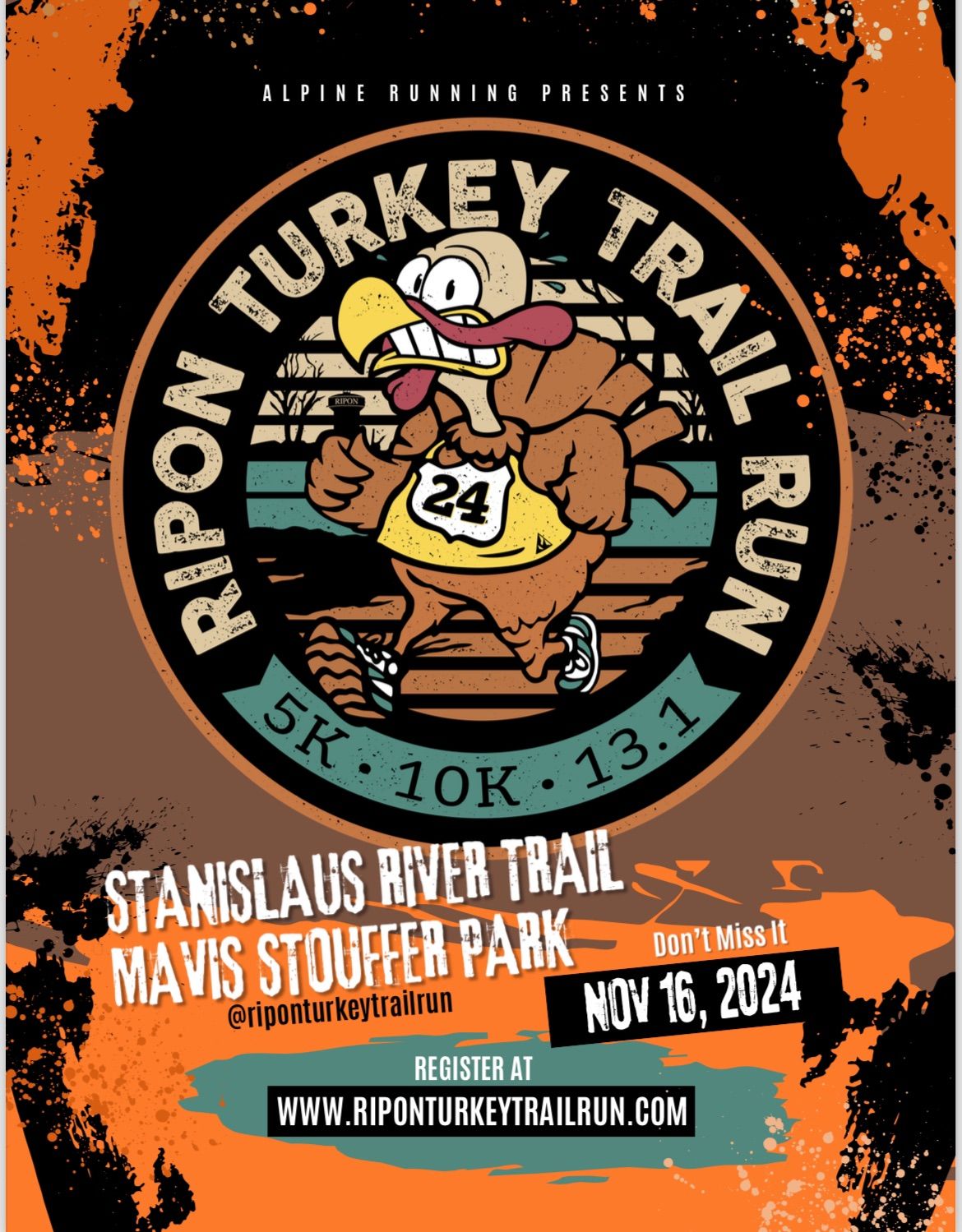 Ripon Turkey Trail Run 5K\/10K\/13.1 Half Marathon