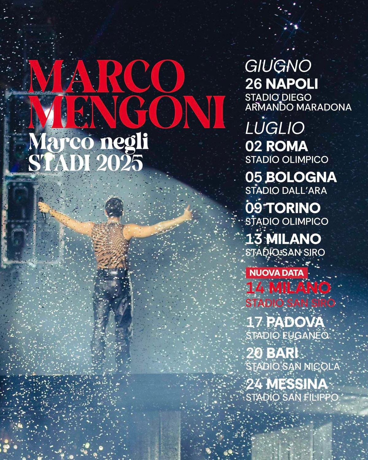 Marco Mengoni Live2025  9.7.2025 Torino