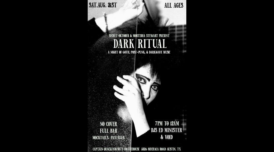 Dark Ritual: A Night of Goth, Post-Punk & Darkwave Music