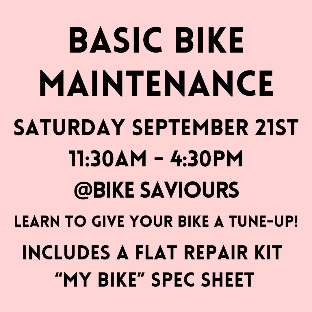 Basic Bike Maintenance Workshop