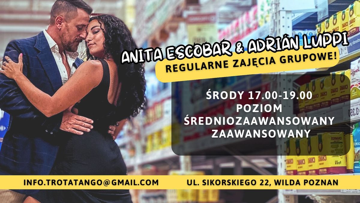 Tango Argentino Regularne Zaj\u0119cia Grupowe Pozna\u0144 \/ Anita + Adri\u00e1n