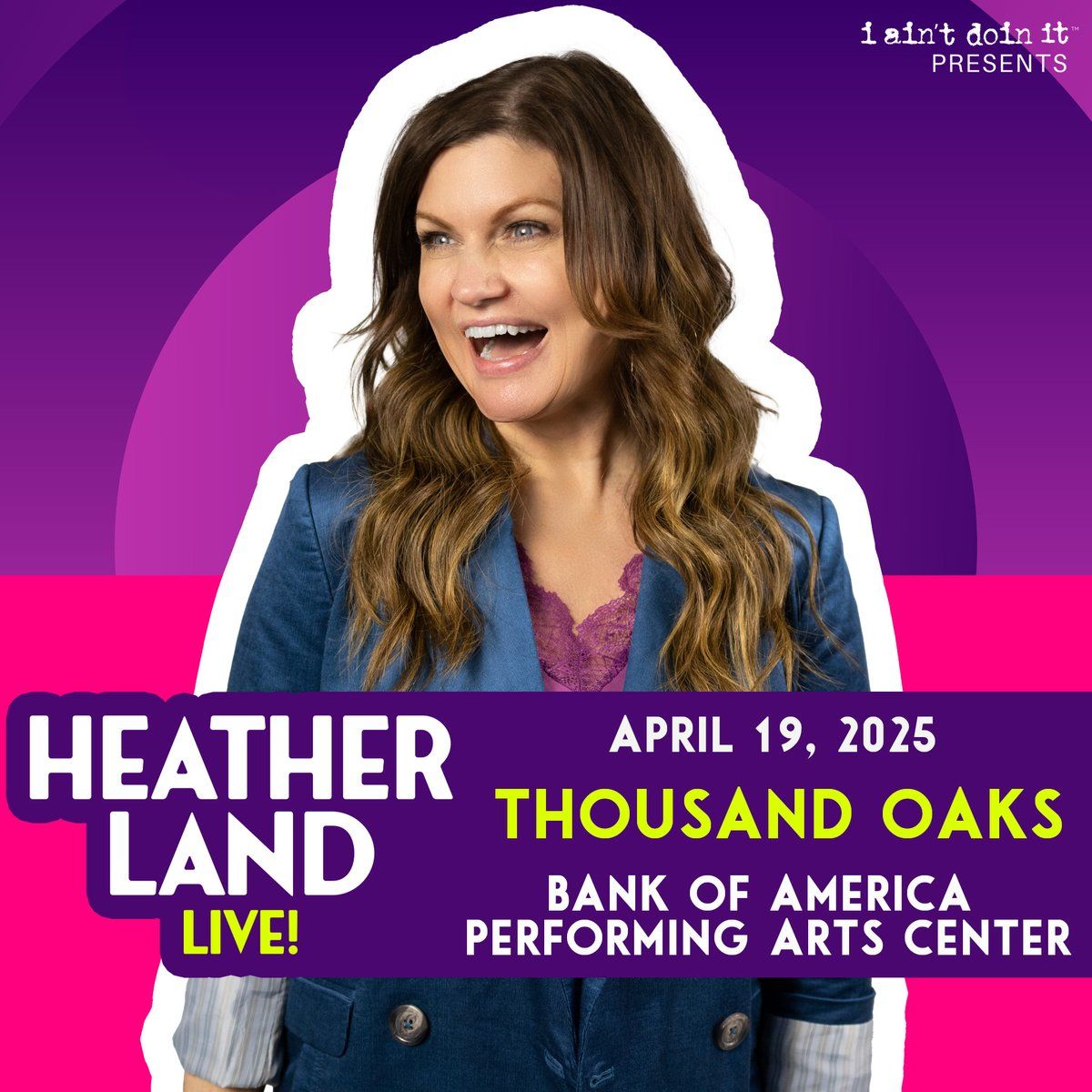 Heather Land at Bank Of America Performing Arts Center - Scherr Forum