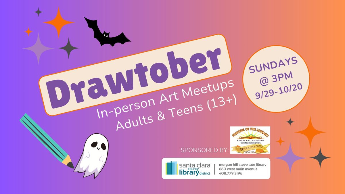 Drawtober In-Person Art Meetups