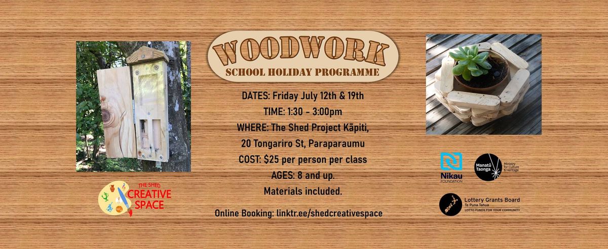School Holiday Woodwork Class