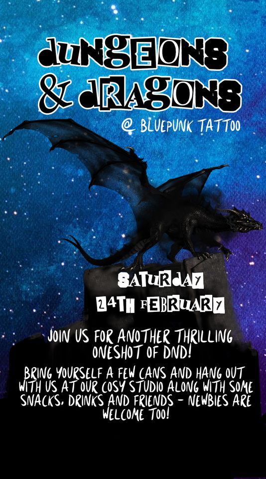 DnD Evening At Blue Punk Tattoo