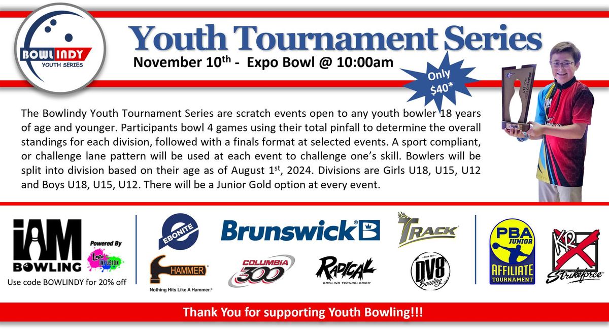 Bowlindy Youth Series - November 10th