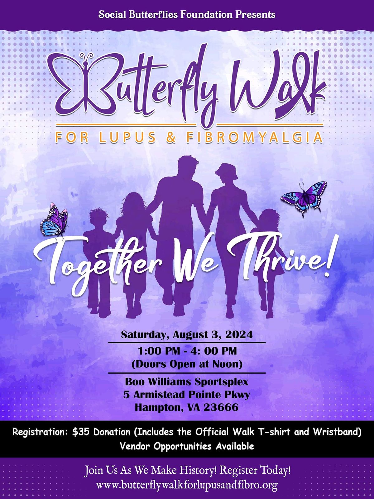 2024 Butterfly Walk for Lupus & Fibro 