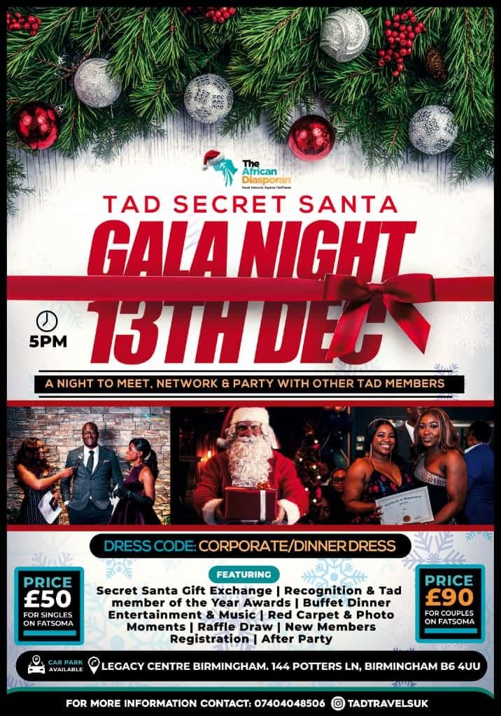 TAD SECRET SANTA GALA NIGHT