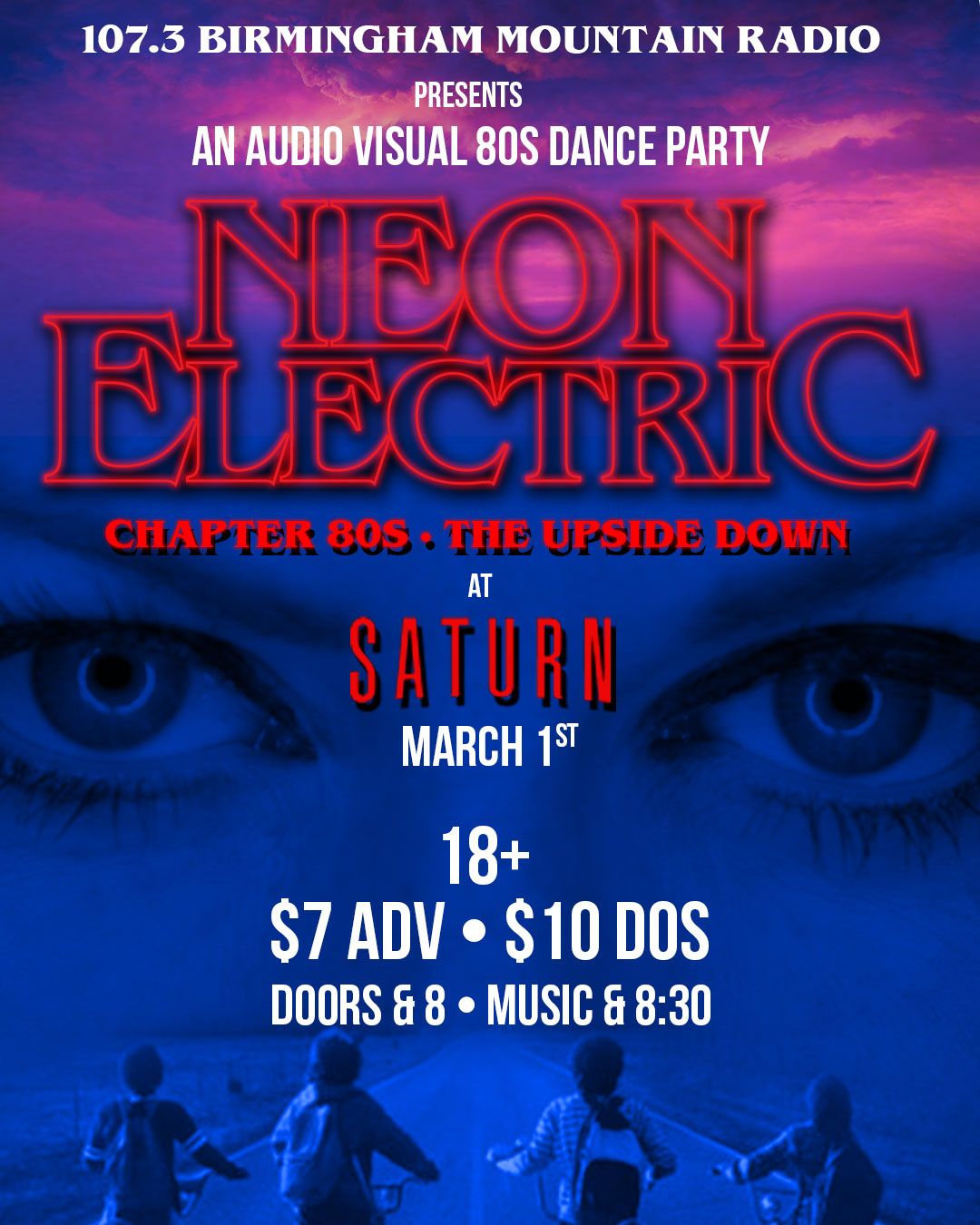 Neon Electric - An 80s Dance Party. Plus tix to Simple Minds in Atlanta