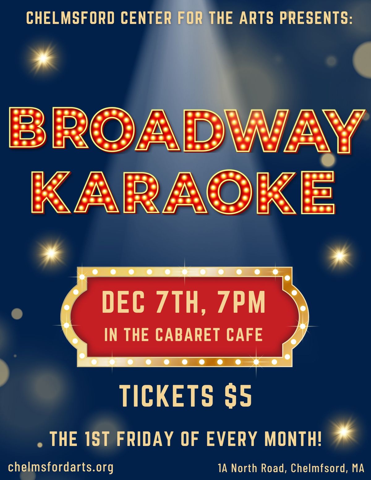 Broadway Karaoke at the CCA