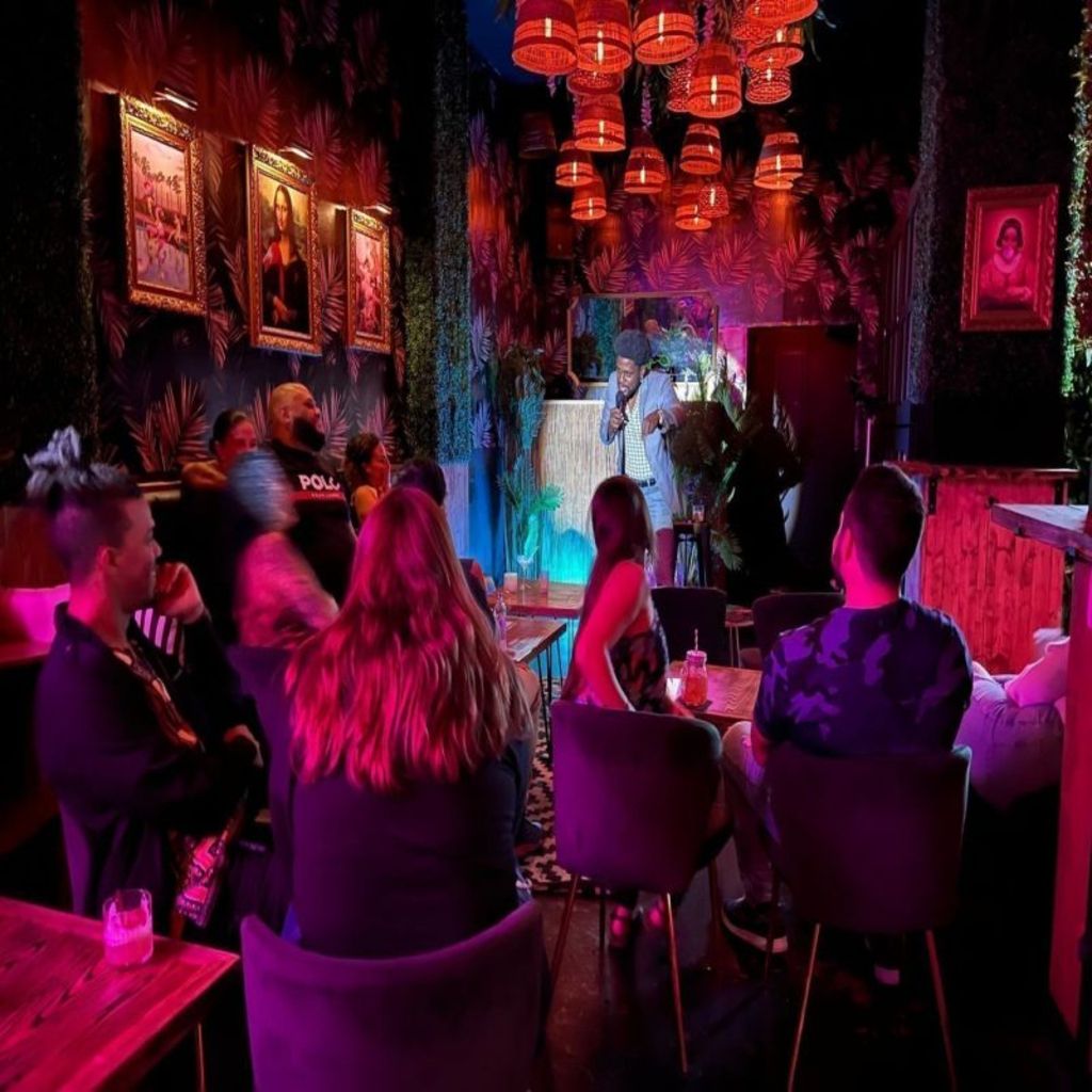 Comedy Night, Tipsy Flamingo Cocktail Bar, Miami, 10 April 2022