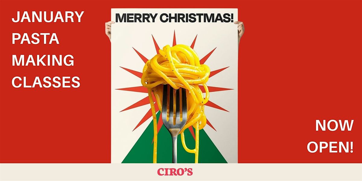 Pasta Workshop Gift Voucher: CIRO'S, London N1