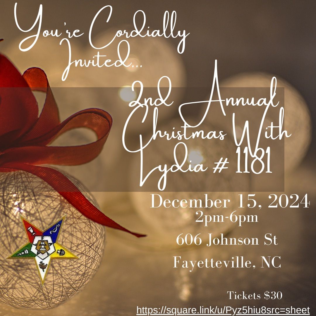 Join us for an evening Christmas cheer!