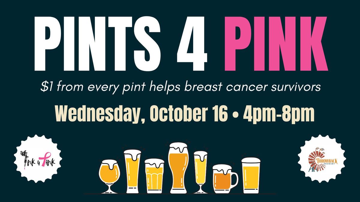 Pints 4 Pink @ Throwback Brewery