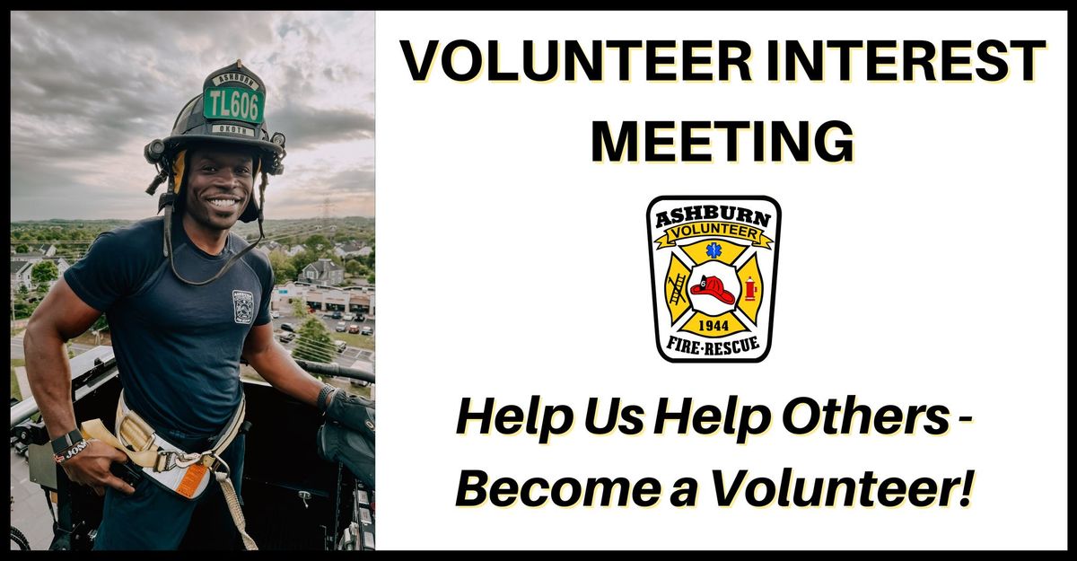 AVFRD Volunteer Interest Meeting