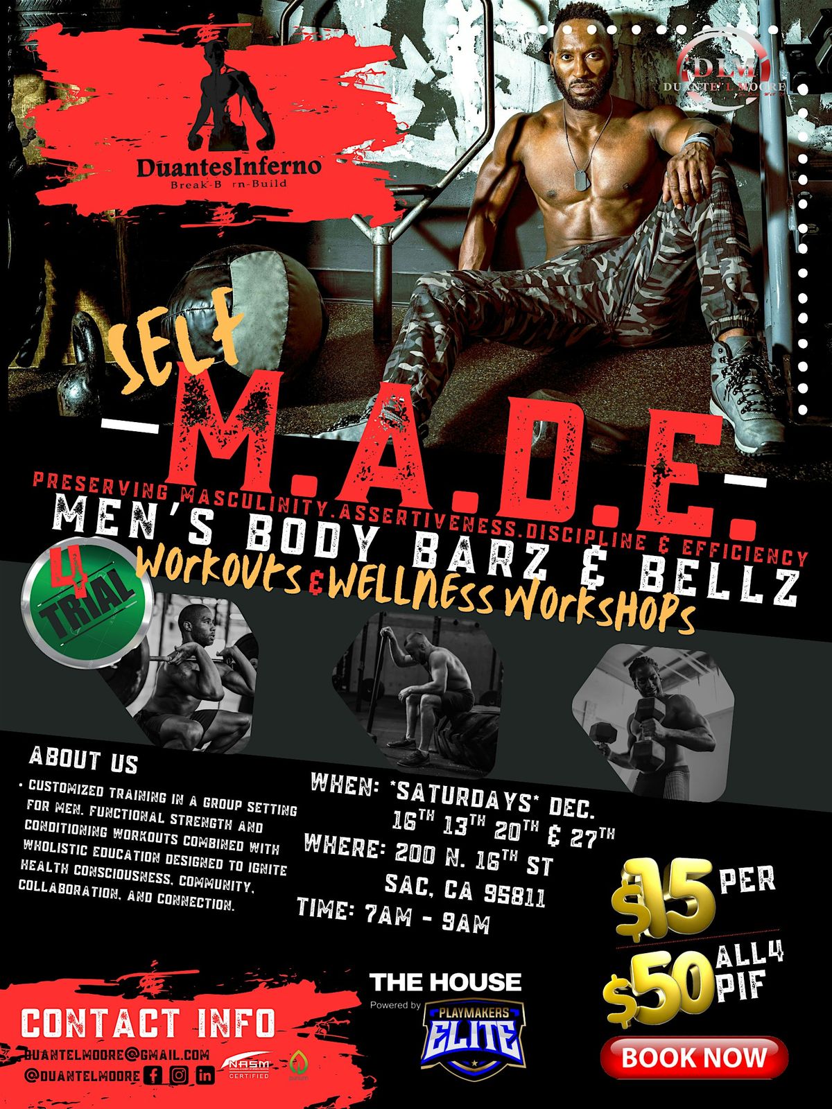Self M.A.D.E Men\u2019s Workout & Wellness Workshop