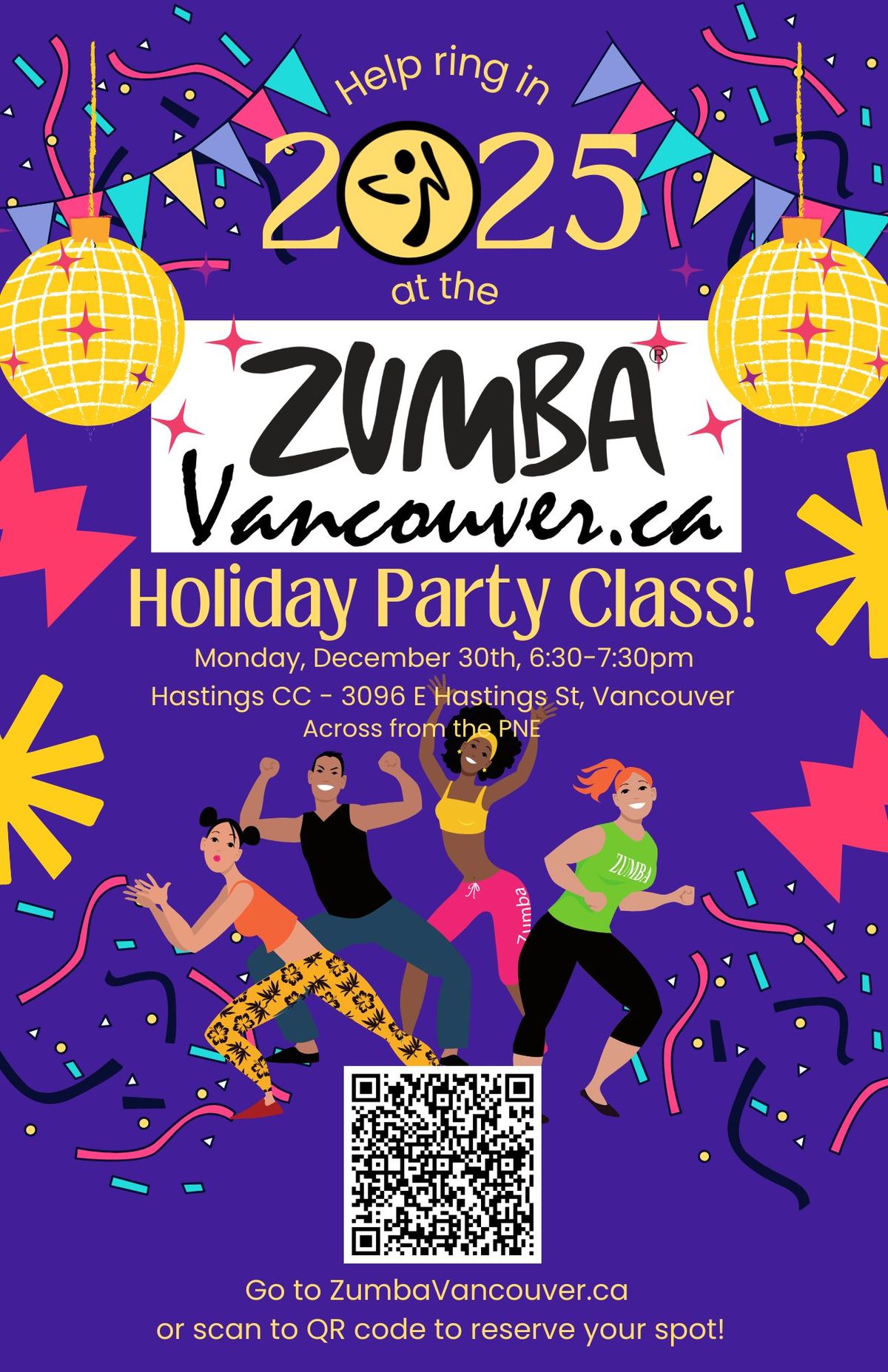 Zumba Vancouver Holiday Party Class!