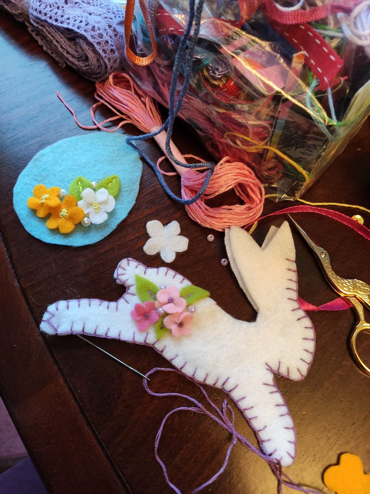 Me Time - Stitched Easter Bunny workshop