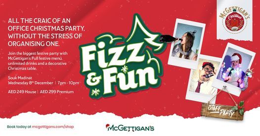 *FULLY BOOKED* Fizz & Fun Office Xmas Party!