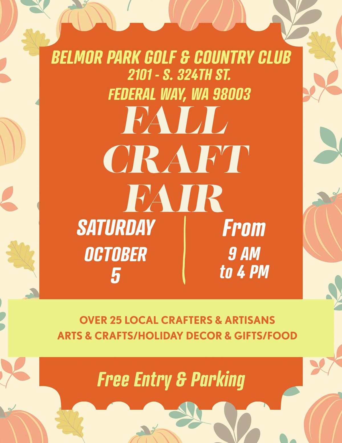 Fall Craft Fair