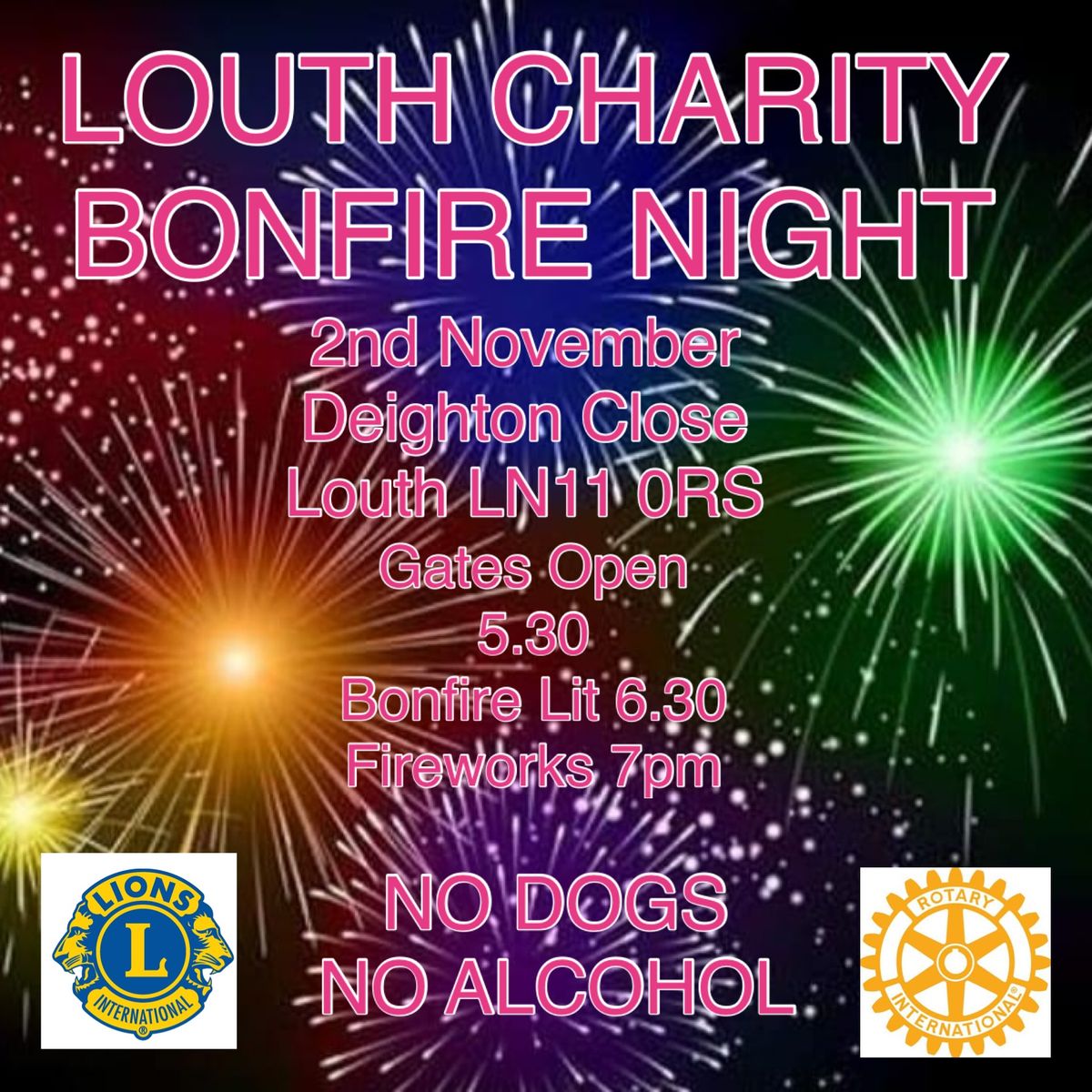 Louth Charity Bonfire Night