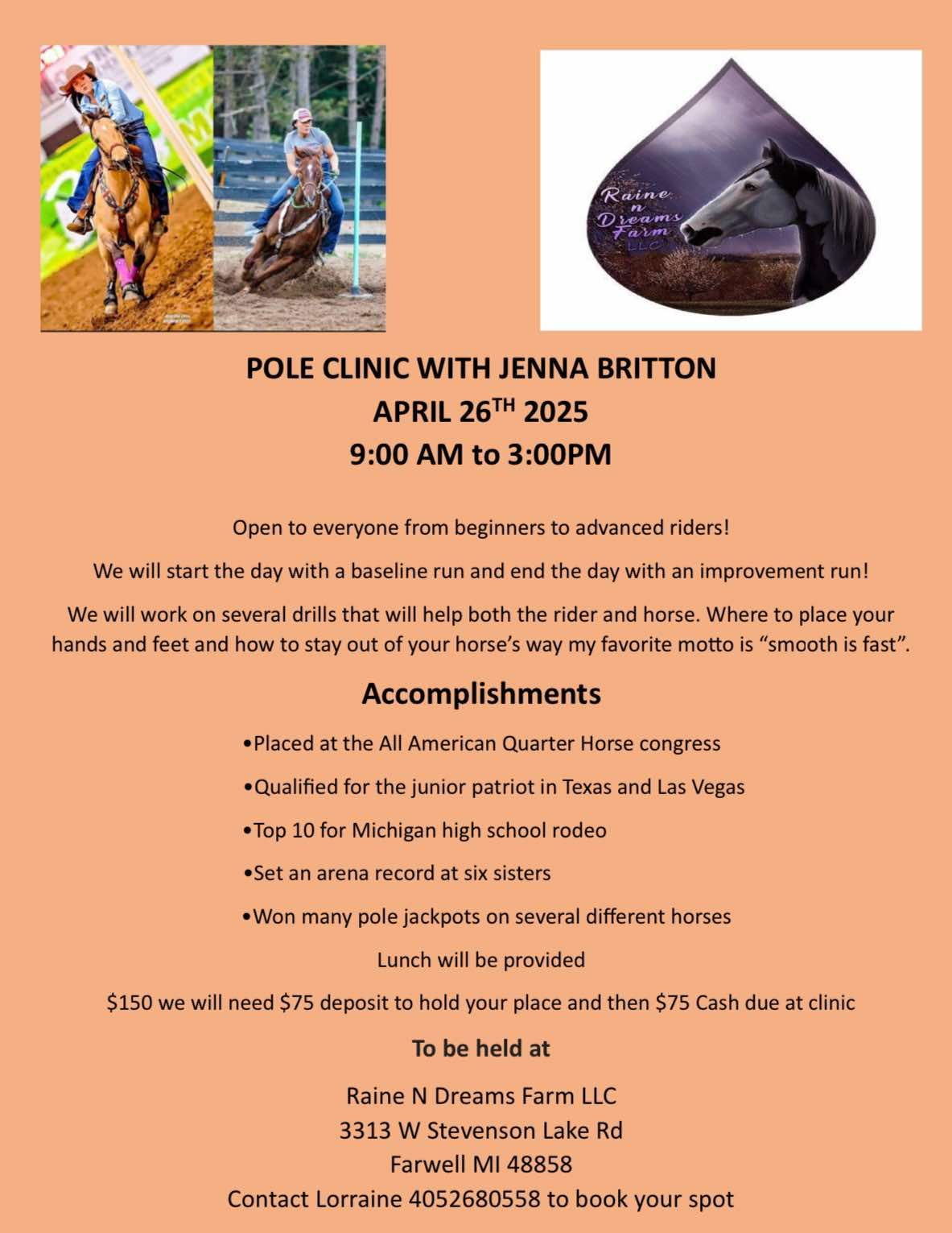 POLE CLINIC WITH JENNA BRITTON