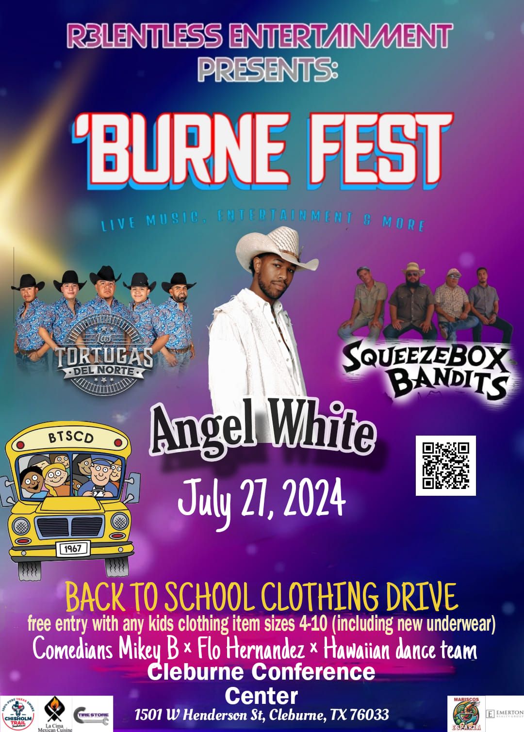 Burne Fest Back to school Clothing Drive