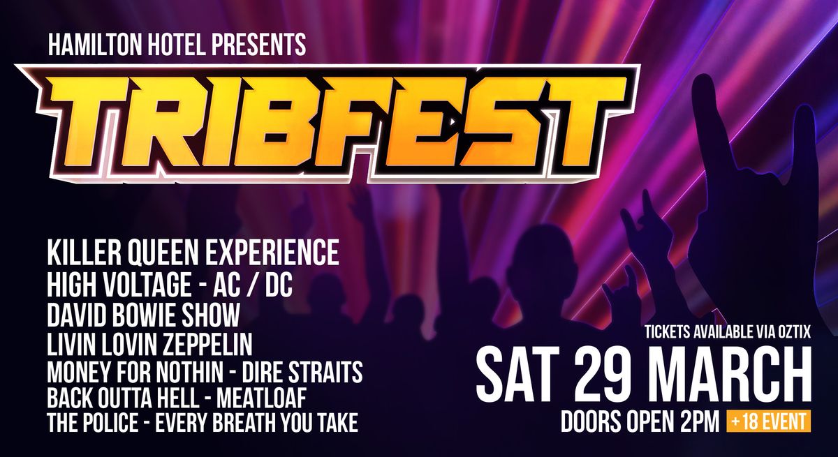 TribFest Downunder: Ft. Killer Queen Experience, High Voltage AC\/DC & More - Hamilton Hotel