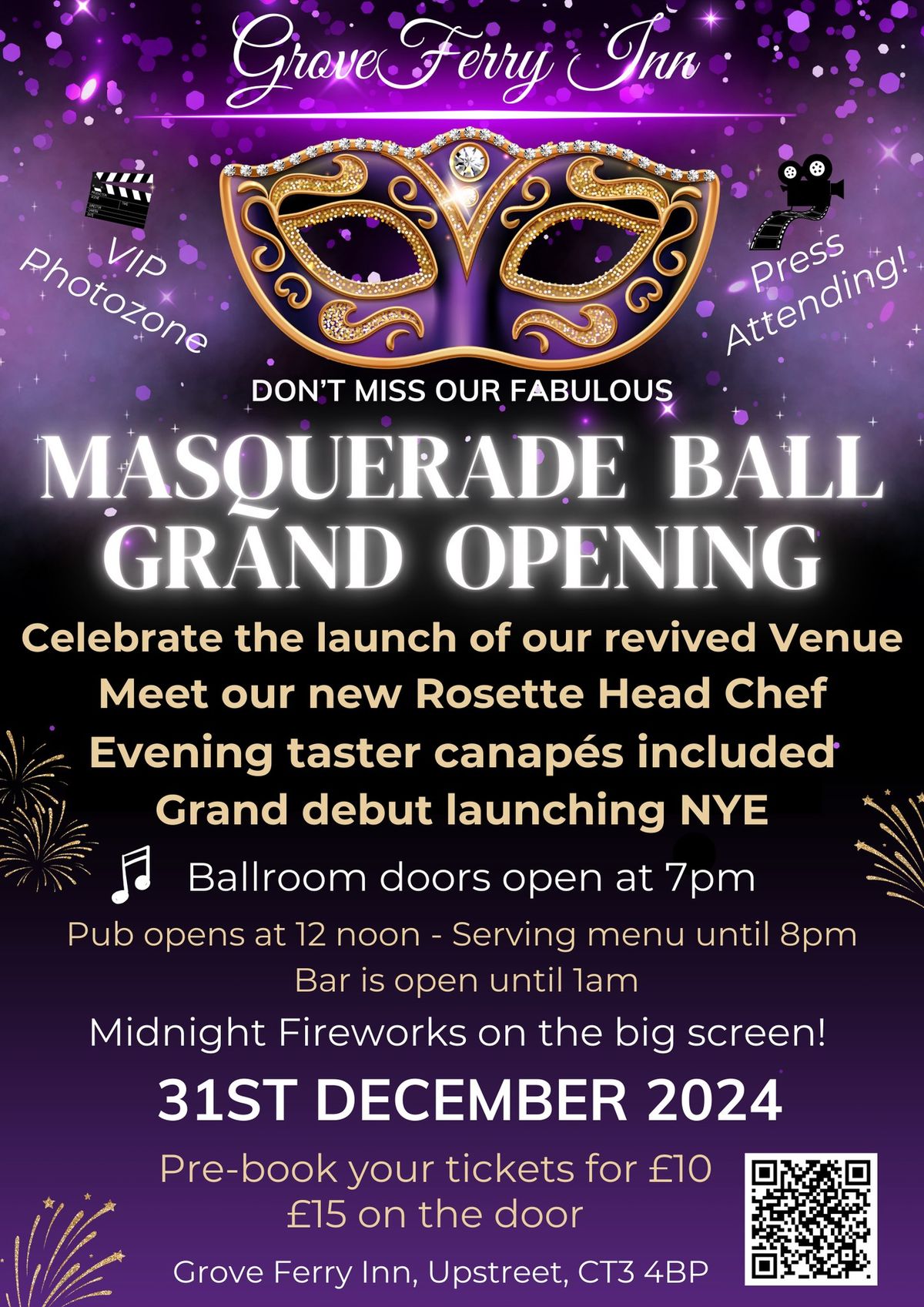 Masquerade Ball Grand Opening Party