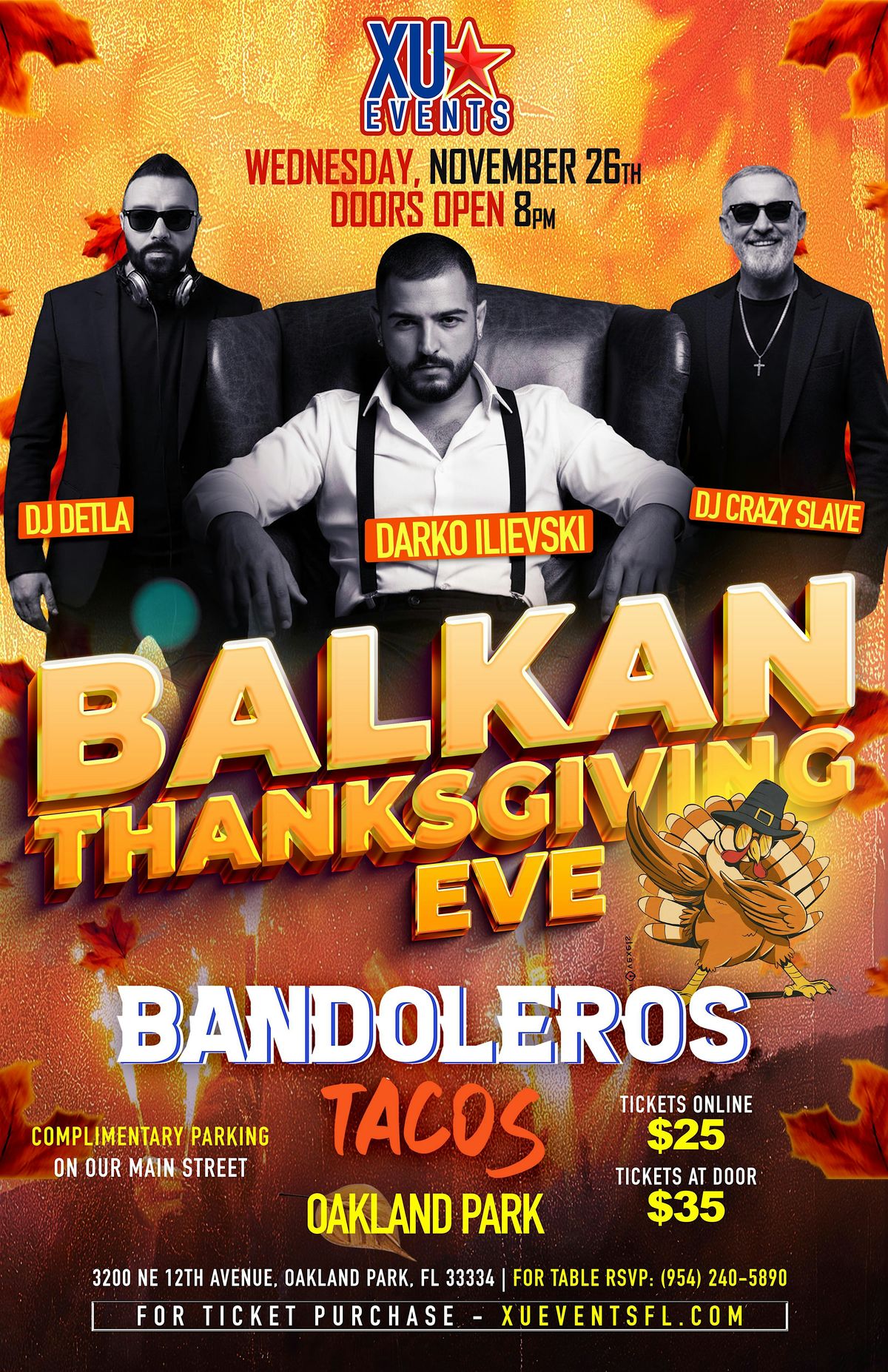 BALKAN THANKSGIVING EVE PARTY