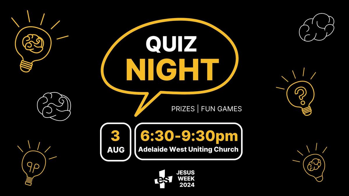 Jesus Week Quiz Night 2024