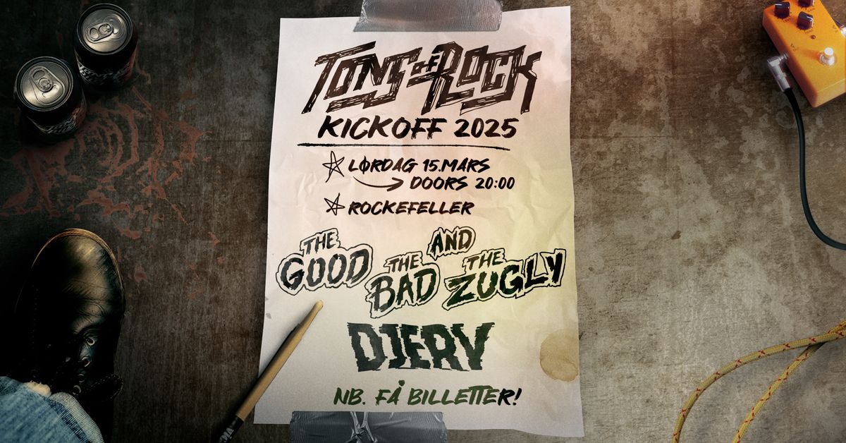 Tons of Rock Kick-off \ud83d\udca5