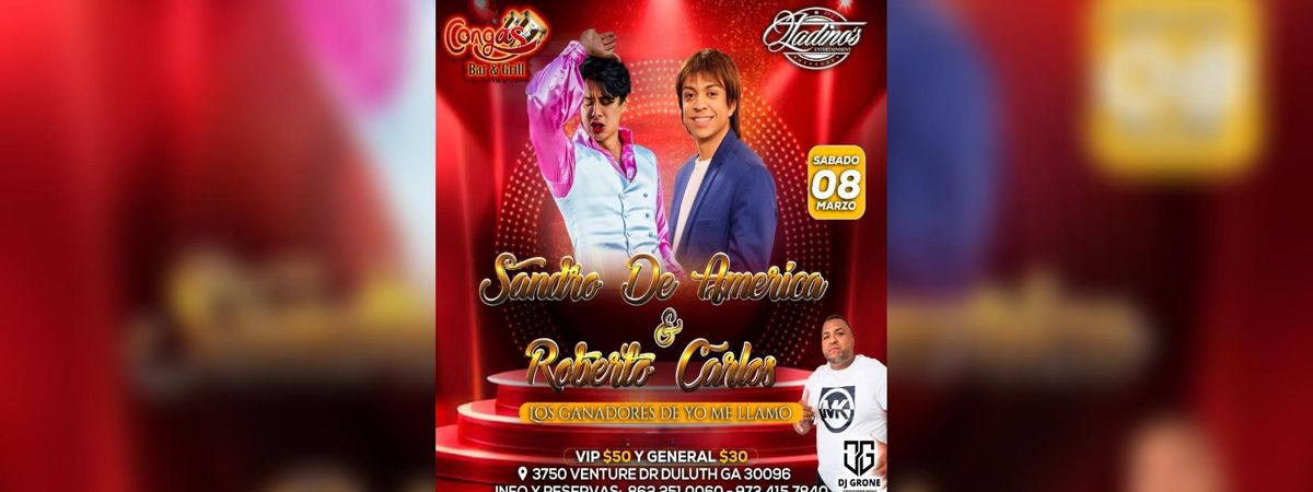 TRIBUTO A  SANDRO DE AMERICA Y ROBERTO CARLOS EN DULUTH GA