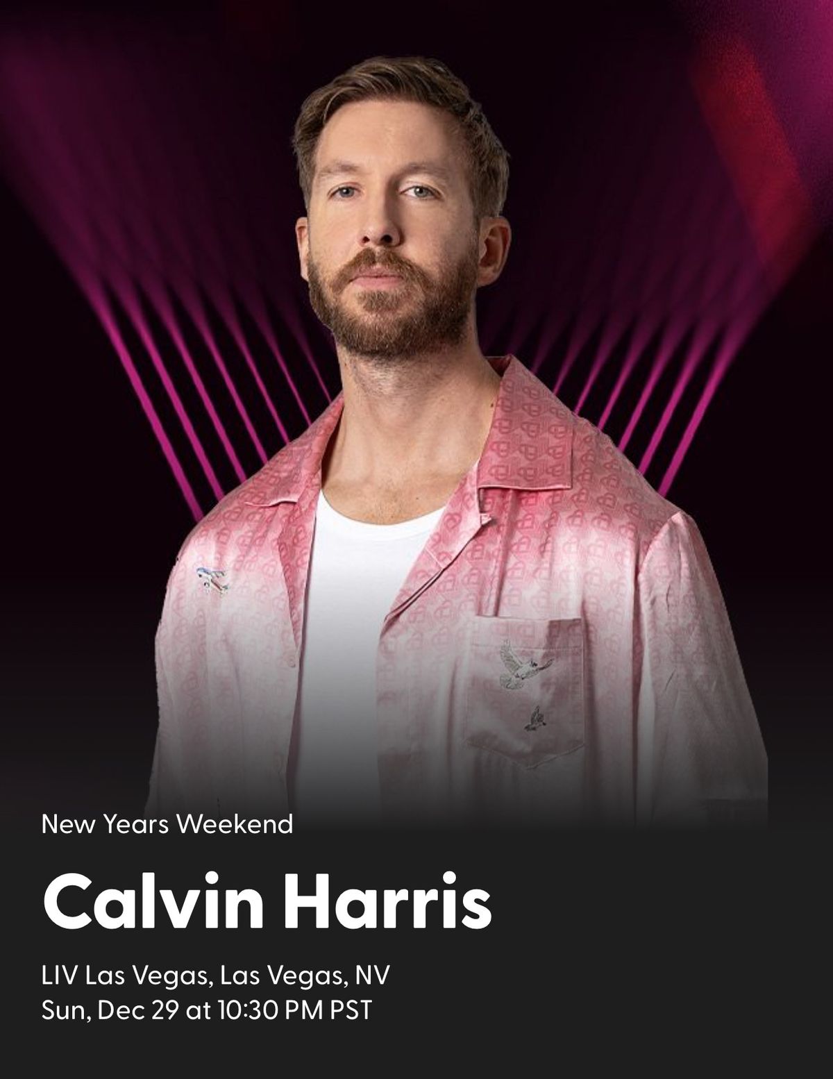 LIV Nightclub Calvin Harris - Bottle Service, Guest-list & Tickets