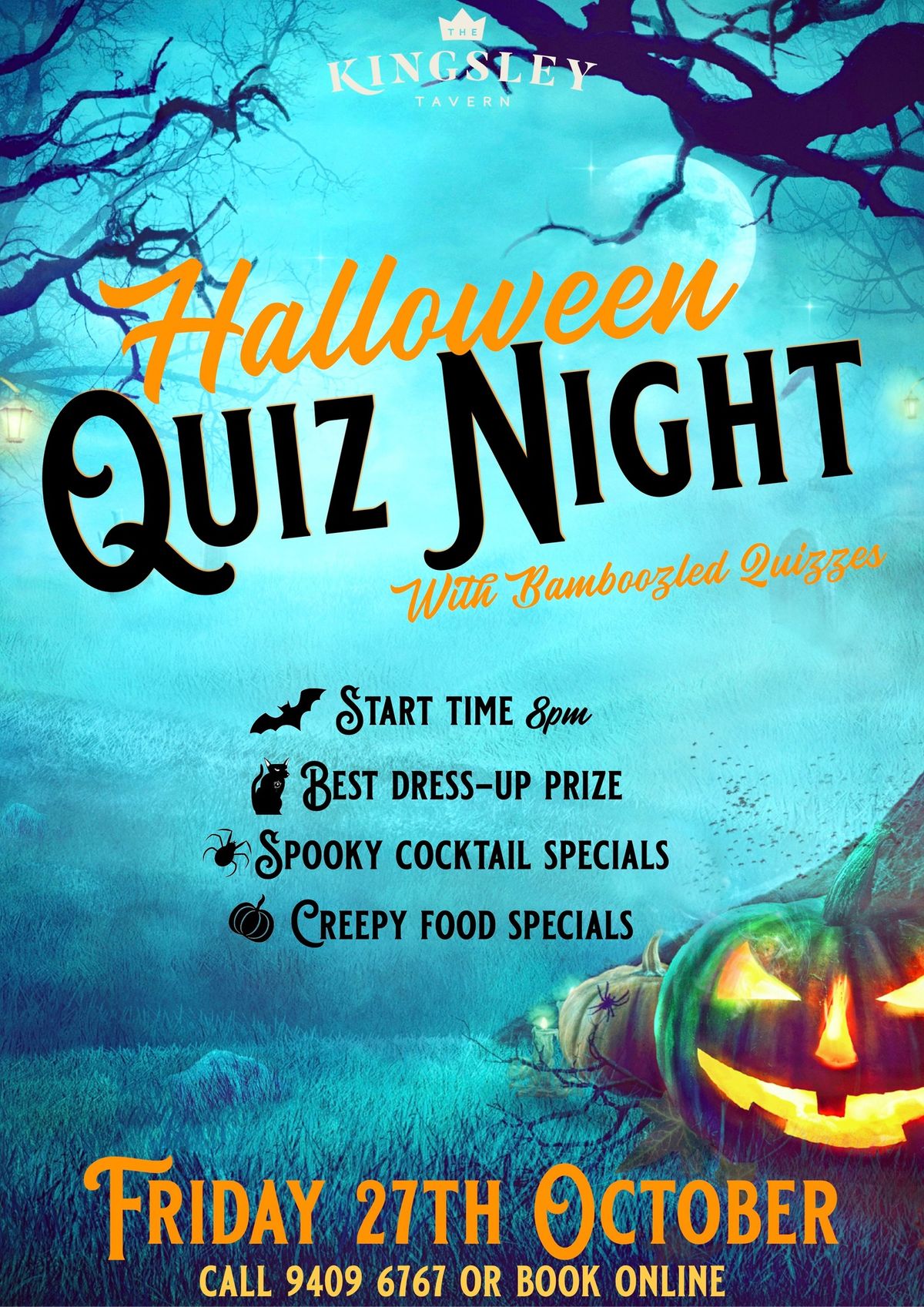 Halloween Quiz Night at The Kingsley Tavern