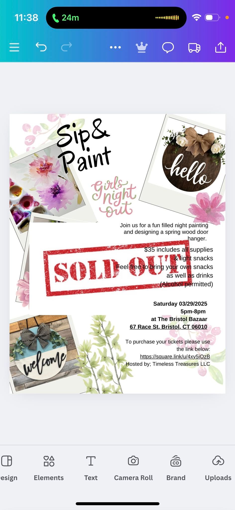 Sip & Paint Girls night (2nd date added)