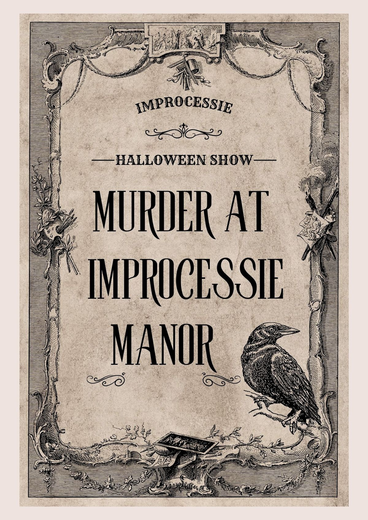 Murder at Improcessie Manor: tot hier Halloween editie