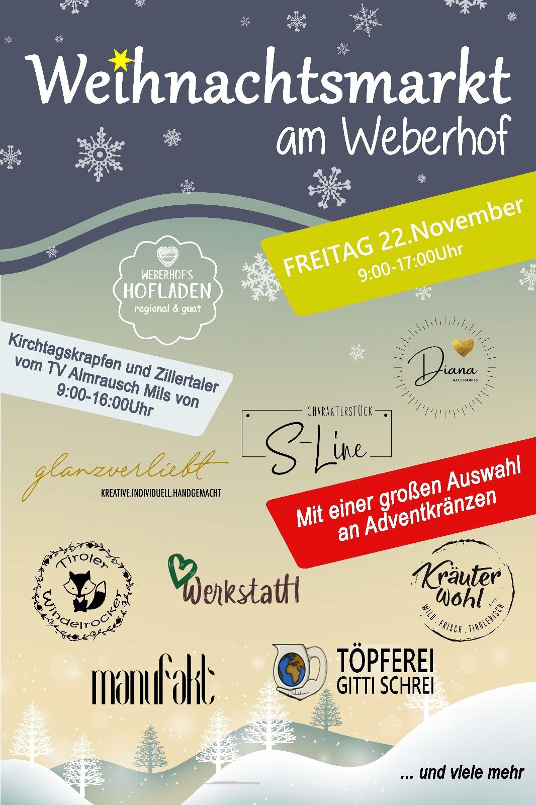 Weihnachtsmarkt am Weberhof