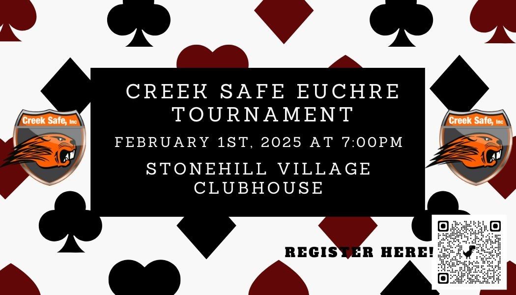 Creek Safe Euchre Tournament 2025 Sponsored by UAI Accounting