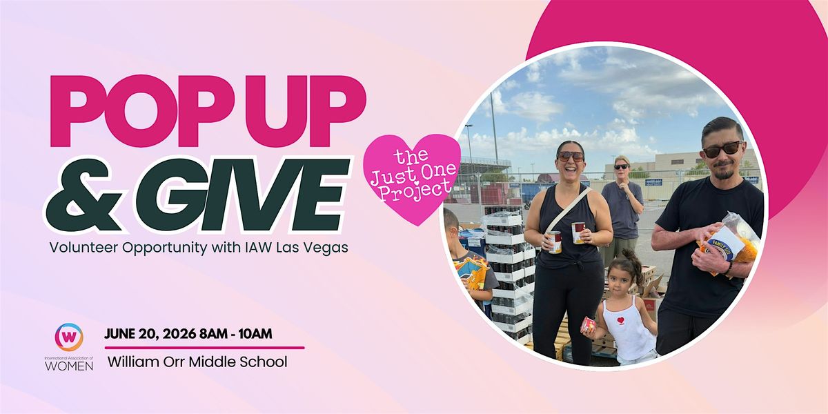 IAW Las Vegas Pop Up & Give