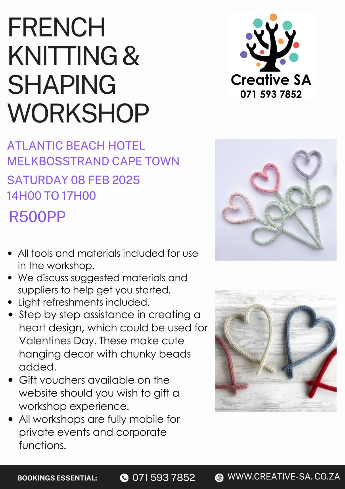 French Knitting & Shaping Workshop